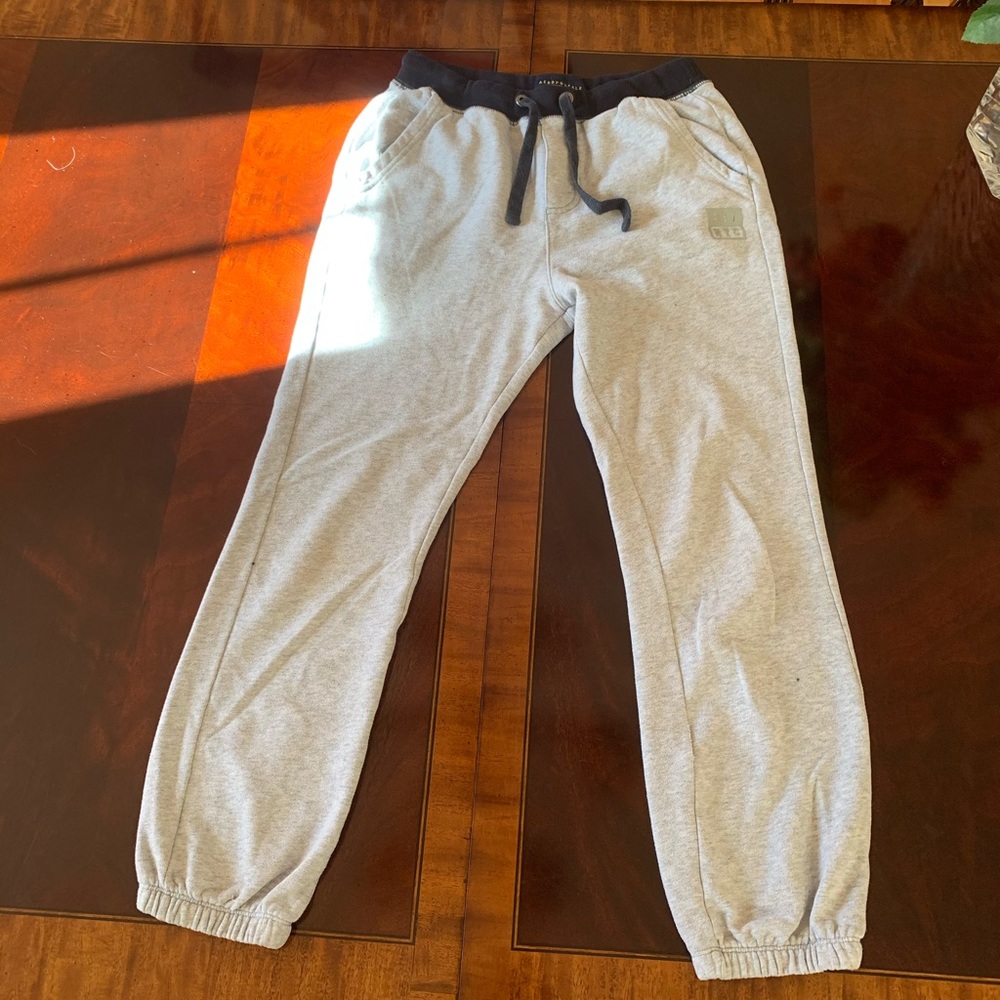 Aeropostale grey and blue sweatpants Sz S